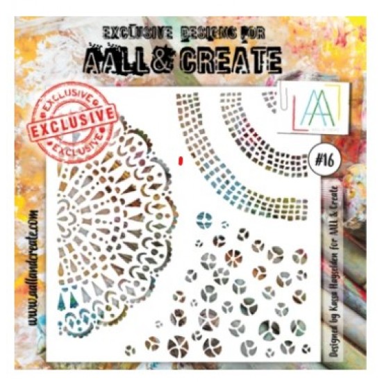 AALL & CREATE - Stencil «napperon»  #16
